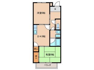 サ－プラスツ－京ヶ峰の物件間取画像